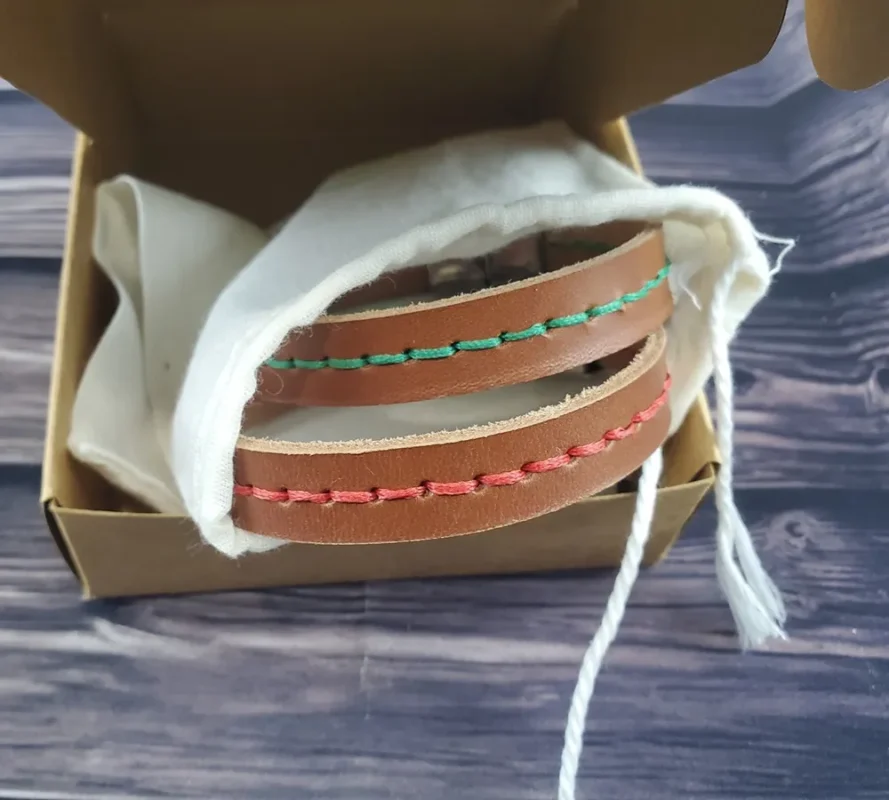 Customizable Leather Bracelet