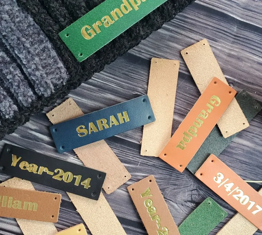 Personalized military name patches